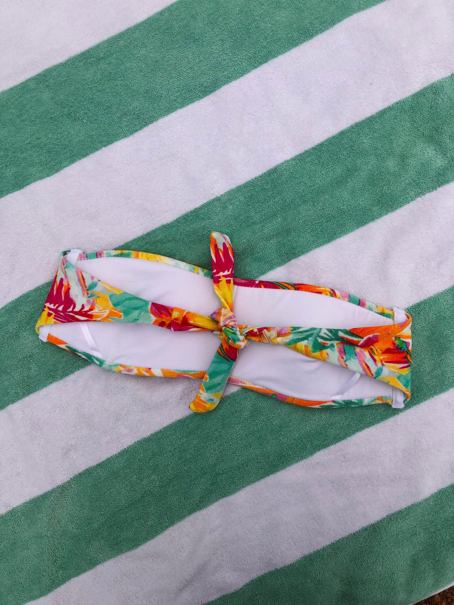 Floral Soft Terry Bikini Set