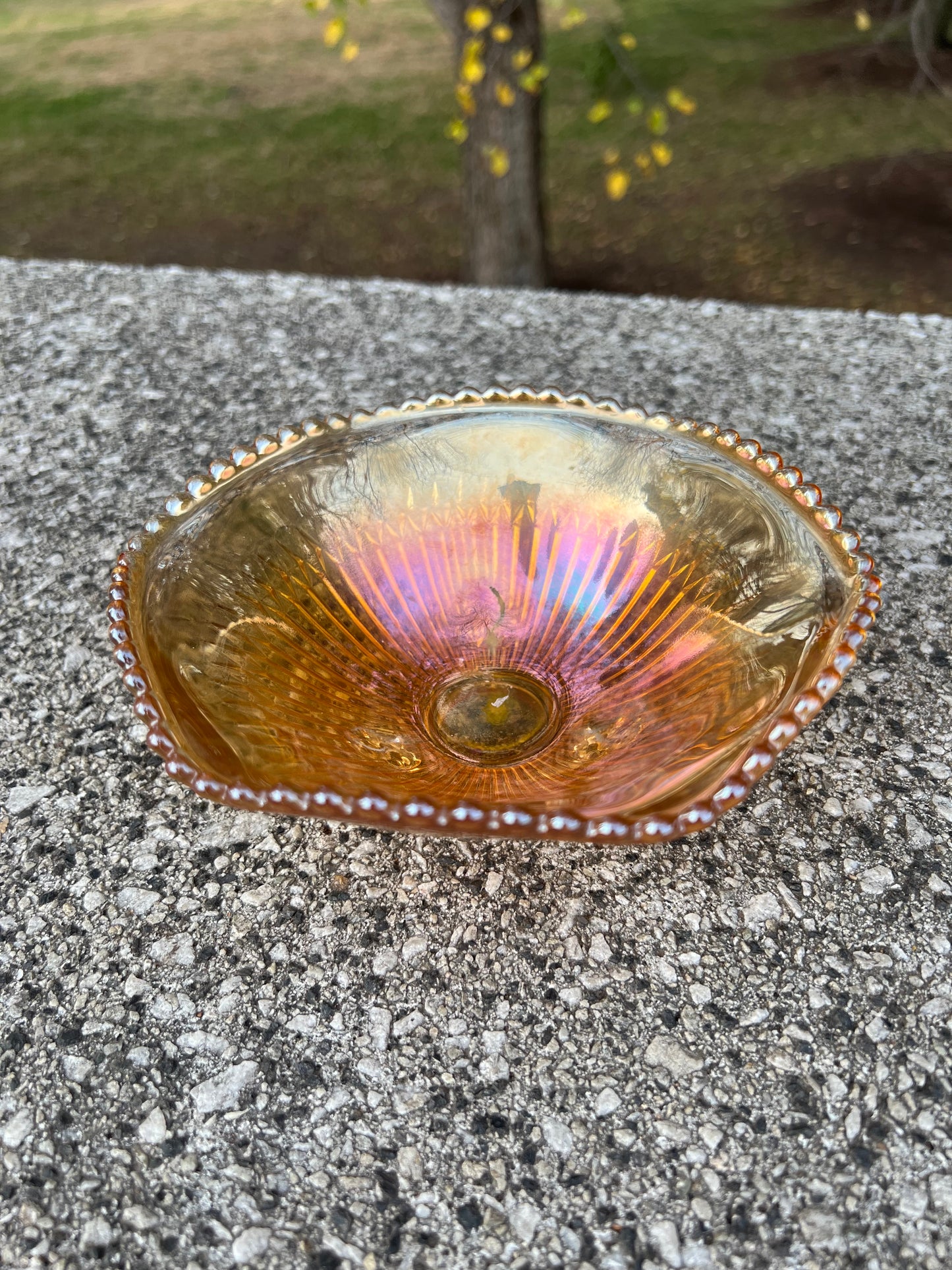 Pink & Orange Ombre Candy Dish