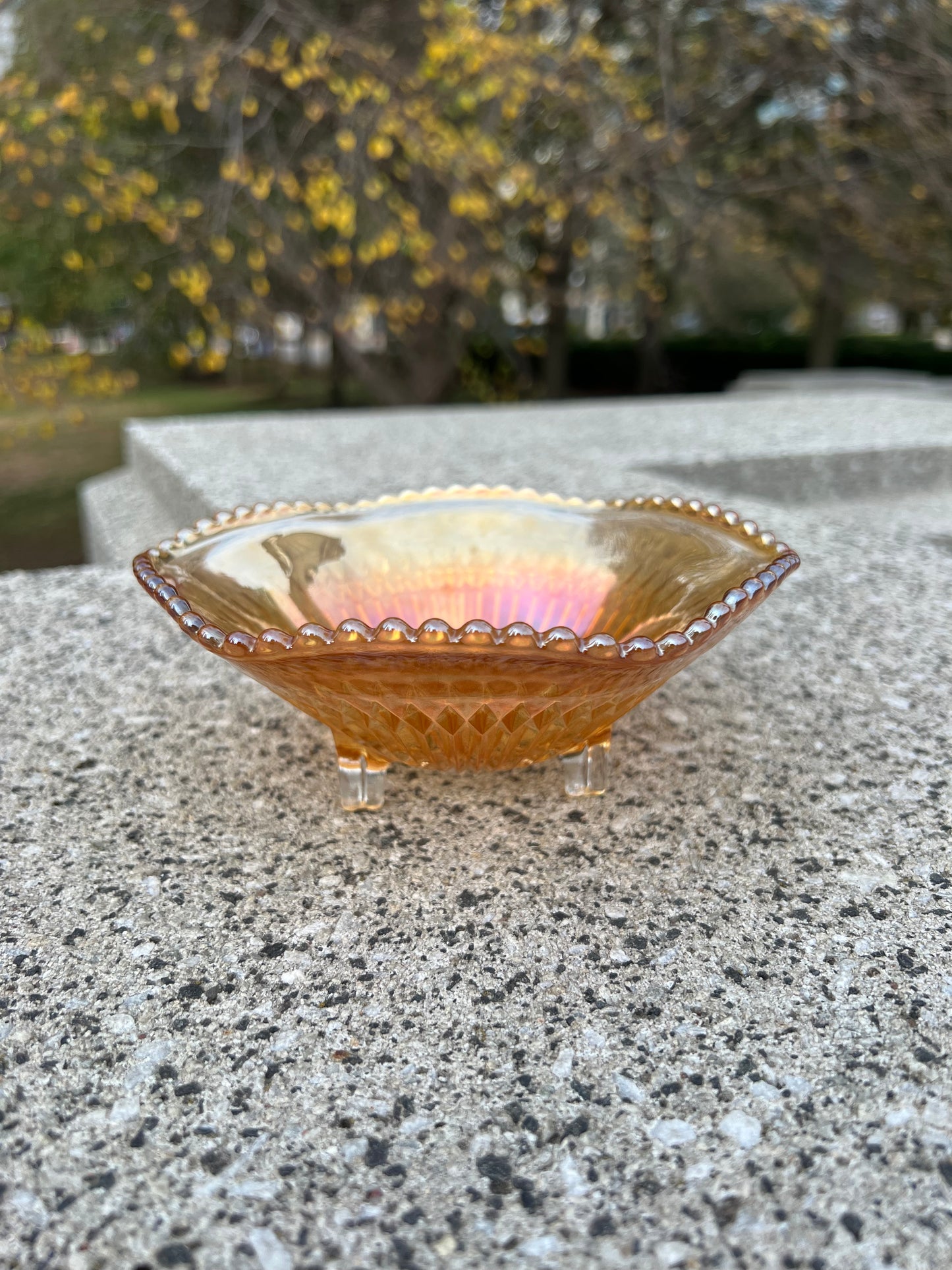 Pink & Orange Ombre Candy Dish