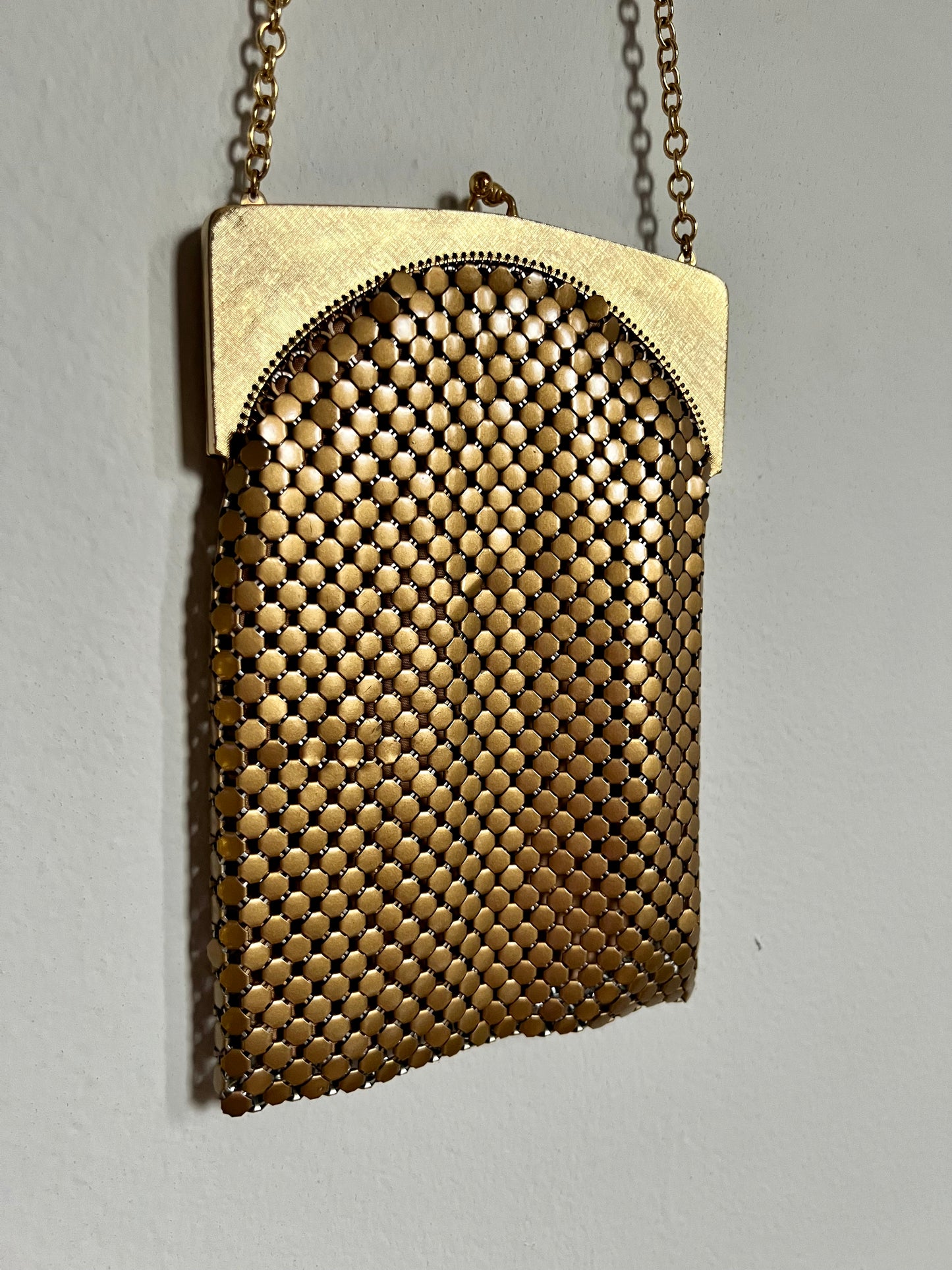 Gold Chainmail Mini Handbag