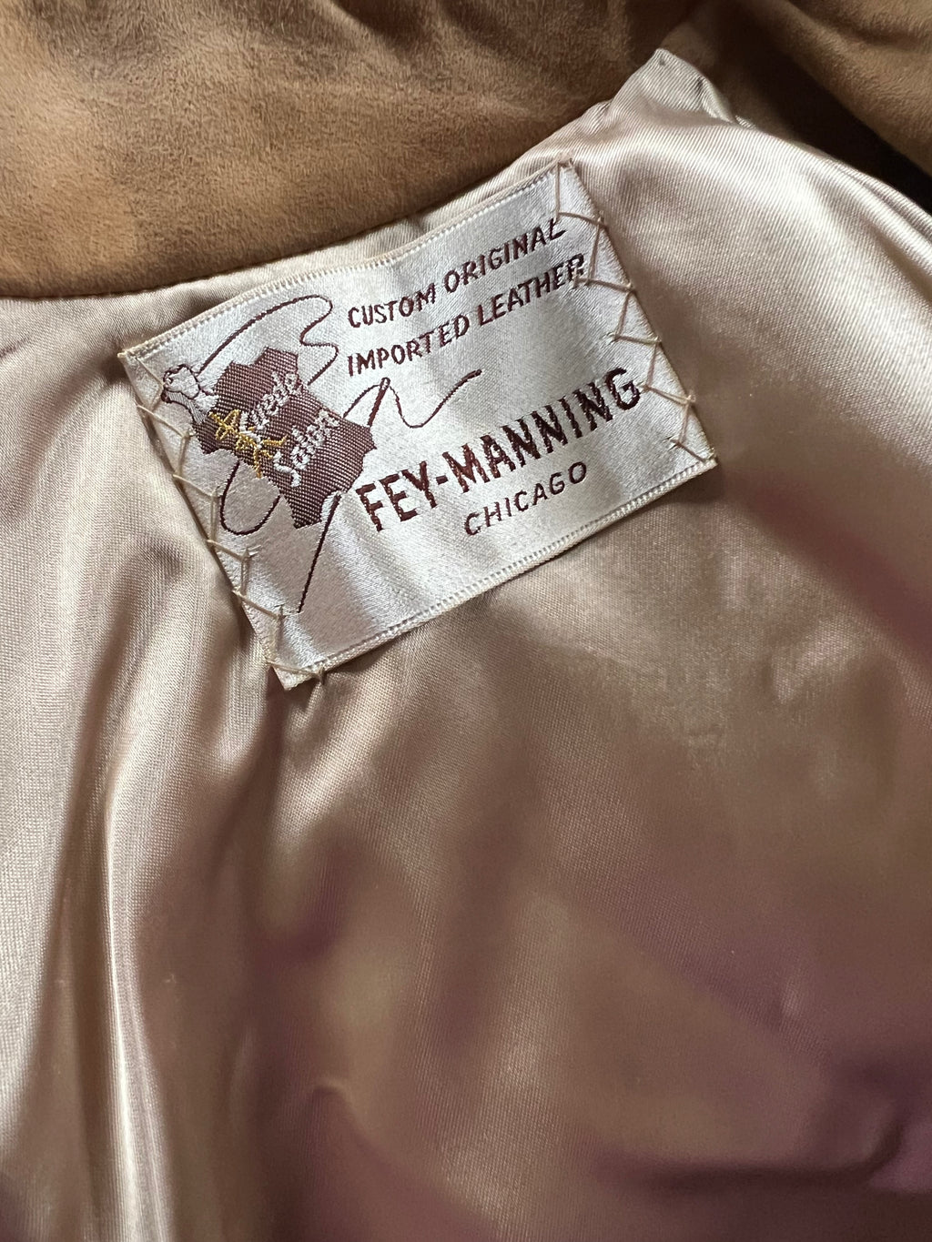 Fey-Manning Chicago Suede Cropped Jacket