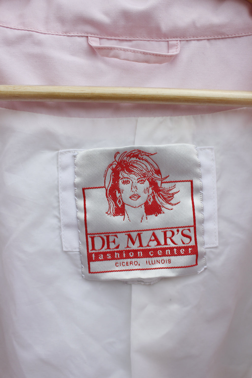 De Mars Fashion Raincoat w/ Removable Sleeves
