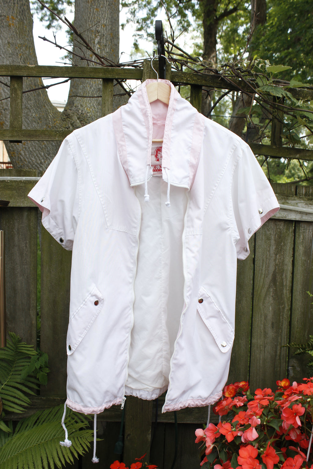 De Mars Fashion Raincoat w/ Removable Sleeves